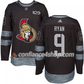 Adidas Maillot de Hockey Ottawa Senators Bobby Ryan 9 1917-2017 100th Anniversary Noir Authentic - Homme